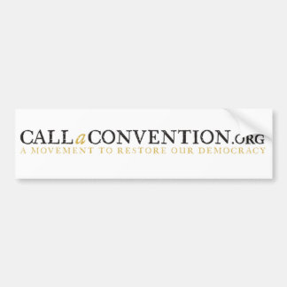 callaconvention bumper white sticker