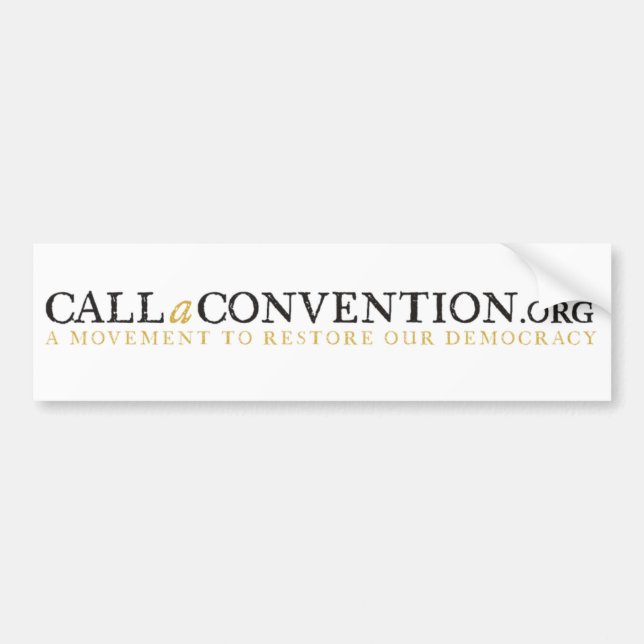 callaconvention bumper white sticker (Front)