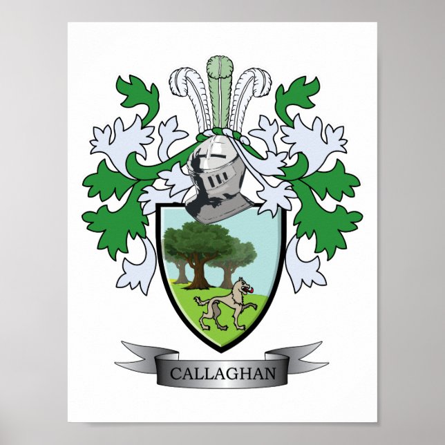Callaghan Coat of Arms Poster (Front)