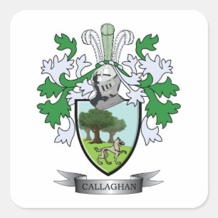 Callaghan Coat of Arms Square Sticker