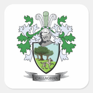 Callaghan Coat of Arms Square Sticker