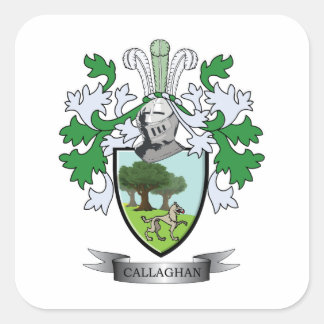 Callaghan Coat of Arms Square Sticker