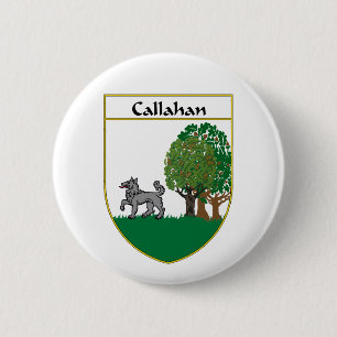 Callahan Coat of Arms/Family Crest 6 Cm Round Badge