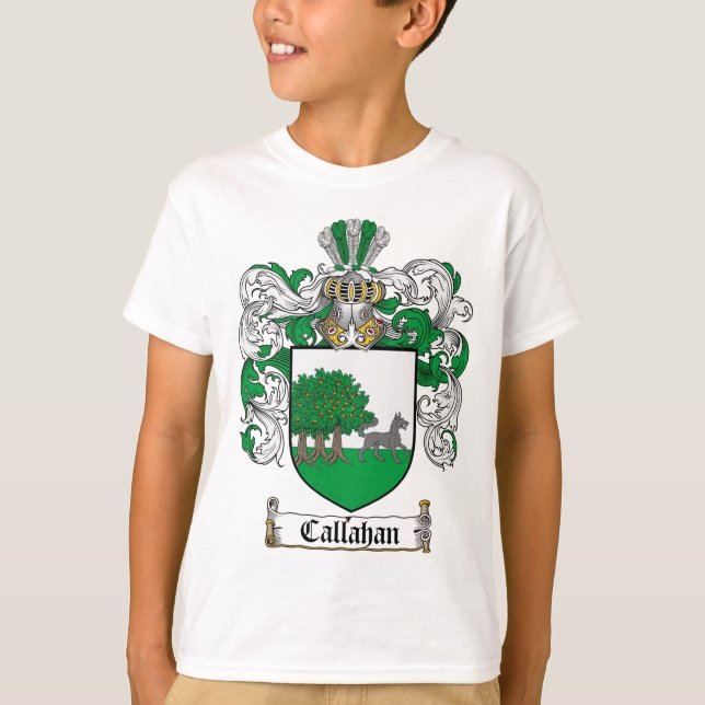 CALLAHAN FAMILY CREST -  CALLAHAN COAT OF ARMS T-Shirt (Front)