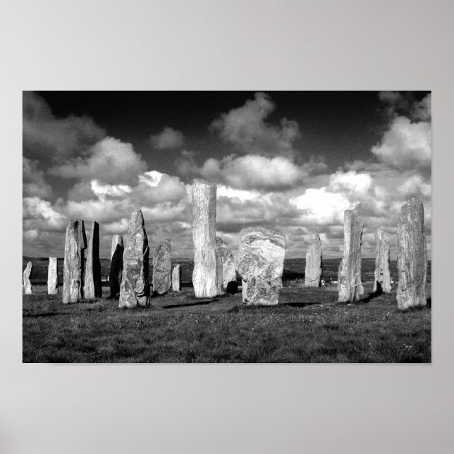 callanish-b&w poster (Front)