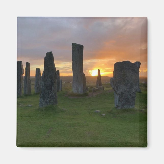 Callanish Standing Stones at Sunrise - Scotland Magnet (Front)
