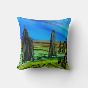 Callanish standing stones cushion