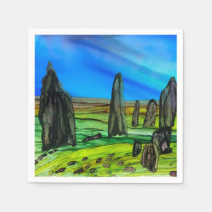 Callanish standing stones   napkin