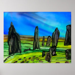 Callanish standing stones  poster