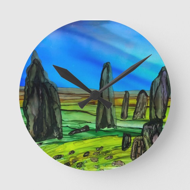 Callanish standing stones round clock (Front)