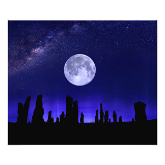 Callanish Stones Under The Supermoon Photo Print