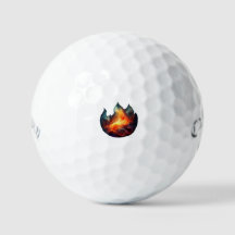 Callaway Supersoft Golf Balls - Flames Artwork