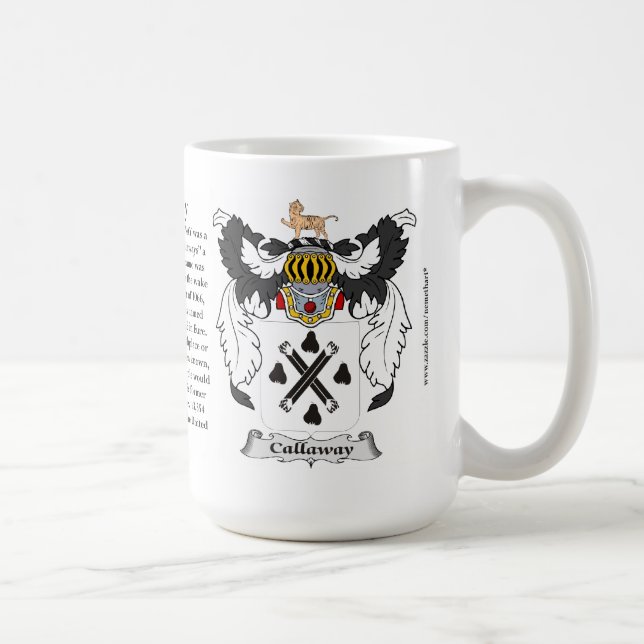 Callaway, the Origin, the Meaning and the Crest Coffee Mug (Right)