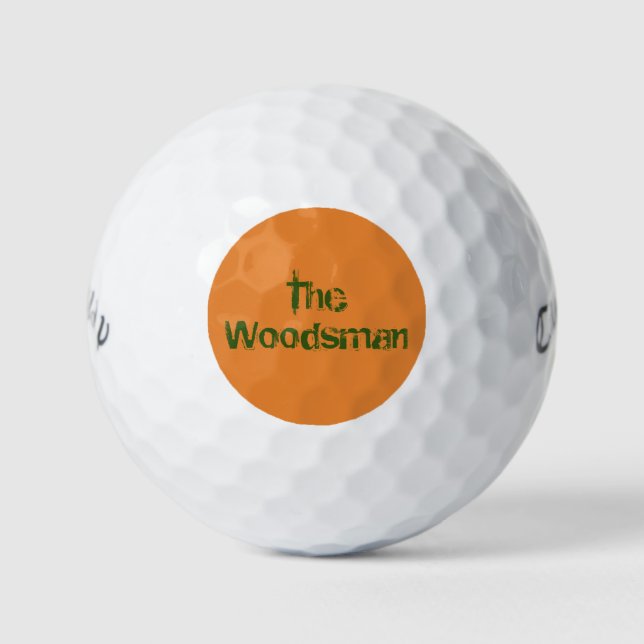 Callaway Warbird Golf Ball- Woodsman Balls (Front)