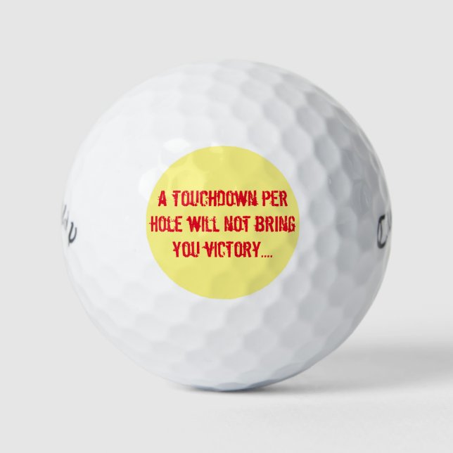Callaway Warbird Golf Balls Touchdown Edition (Front)