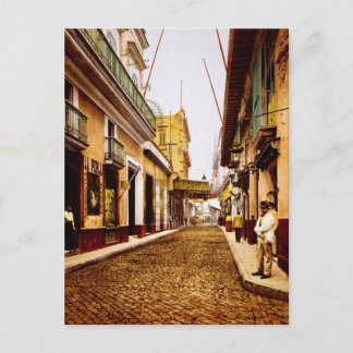 Calle de Habana Havana Cuba Postcard