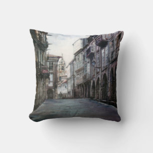 Calle del Villar (Santiago de Compostela) Cushion