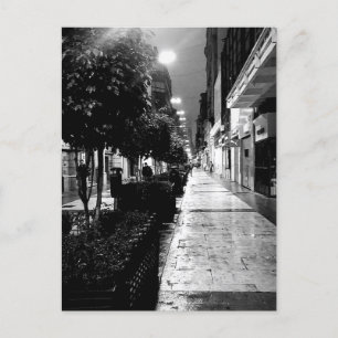 Calle Florida Buenos Aires black and white  Postcard