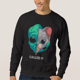 Called It Alien Cat Pastel Goth Kitten Astronaut S Sweatshirt