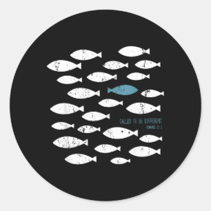 Called to be Different Chosen Christian Faith Classic Round Sticker