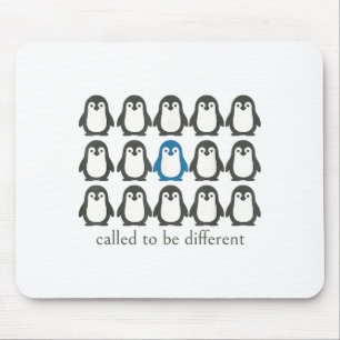 Called To Be Different Christian Penguin Faith Ins Mouse Pad