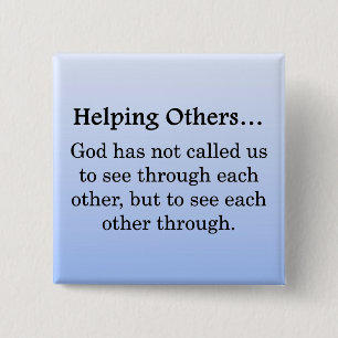 Called to Help Others 15 Cm Square Badge