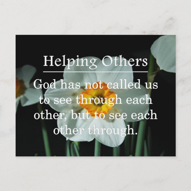 Called to Help Others Postcard (Front)