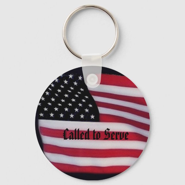 called to serve keychain (Front)