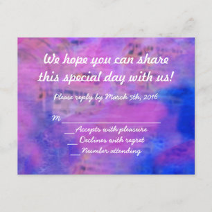 Called to the Torah Bat Mitzvah Reply Card