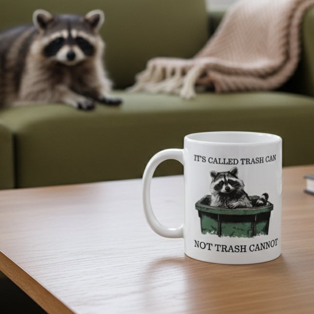 Called Trash Can funny Racoon Coffee Mug (Creator Uploaded)