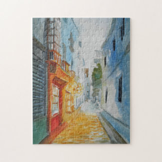 CALLEJÓN DE LOS ARTISTAS. C/ Del Tinte de Cádiz. Jigsaw Puzzle