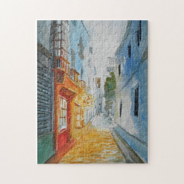 CALLEJÓN DE LOS ARTISTAS. C/ Del Tinte de Cádiz. Jigsaw Puzzle (Vertical)