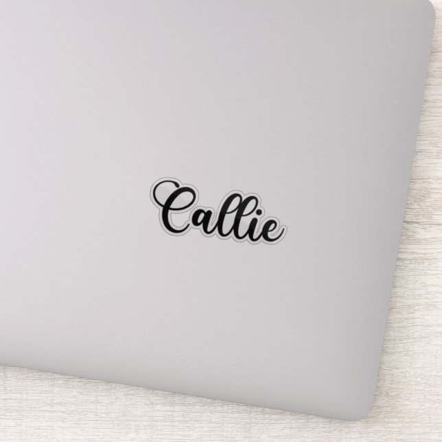 Callie Name - Handwritten Calligraphy (Detail)