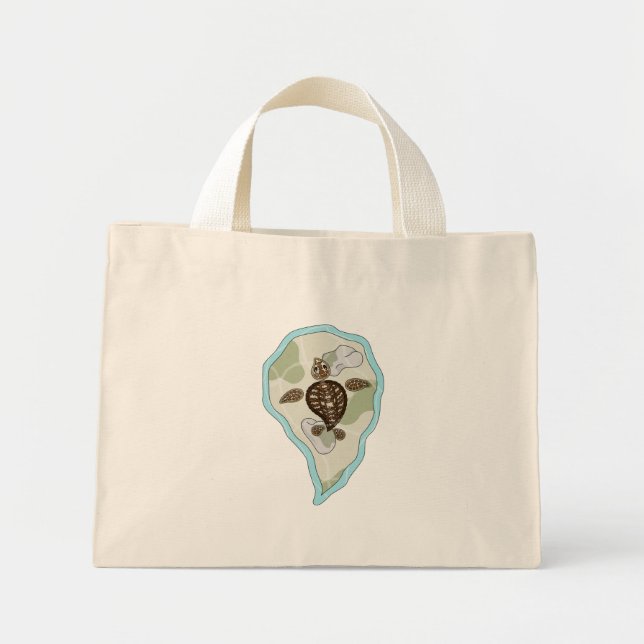 Callie the Sea Turtle Tote Bag (Front)