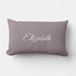 Calligraphed Name Script Elegant Modern Template Lumbar Cushion
