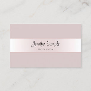 Calligraphed Template Script Elegant Modern Luxury Business Card