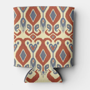 Calligraphic Brush Stroke: Vintage Seamless Can Cooler