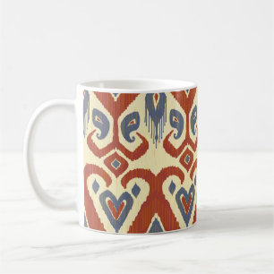 Calligraphic Brush Stroke: Vintage Seamless Coffee Mug
