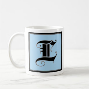 Calligraphic Capital Letter L Coffee Mug