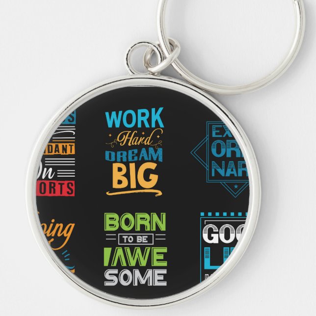 Calligraphic design   key ring (Front)