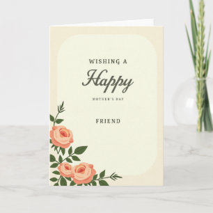 Calligraphic Mothers Day Card