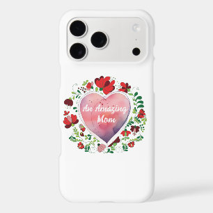 Calligraphic Script Amazing Mum Mother day Heart