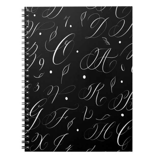 Calligraphy Alphabet Notebook (Front)