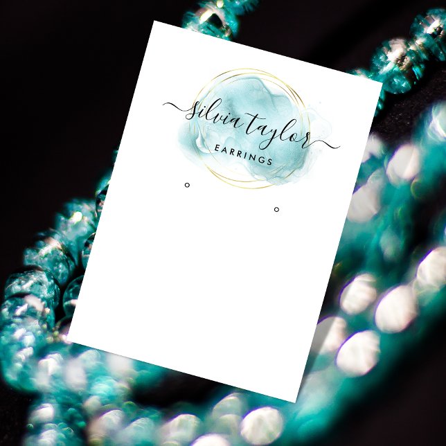 Calligraphy art Earring display card (Creator Uploaded)