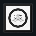 Calligraphy Black Rose Wedding Magnet<br><div class="desc">January is a time of renewal & new starts in life! Start your cmariegifts Designer Wedding journey today! EVERYTHING you need to make your wedding an elegant & memorable time in life for you & the special people you want to help make an amazing event! Make your wedding really one...</div>