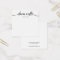 Calligraphy Black White Stud Earring Display Card