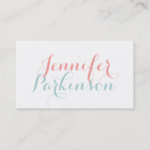 Calligraphy Calling Card
