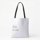 Calligraphy Chic Girly Minimalist White