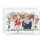 Calligraphy Christmas Greenery Couple Photo Green