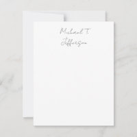 Calligraphy Classical Elegant Plain Simple